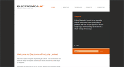 Desktop Screenshot of electronicaproducts.co.uk